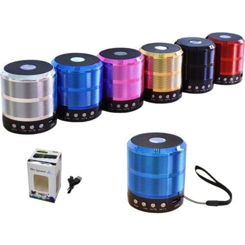 10pcs Bluetooth Speaker Metal Mini Wireless Portable Subwoof Sound Loudspeaker support TF/USB/FM/Hands-free Multifunction