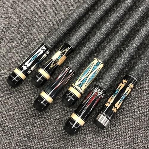 2019 New Arrival One Piece 9 ball Pool Cue 13mm Tip Multi Color Linen Thread Wrap China
