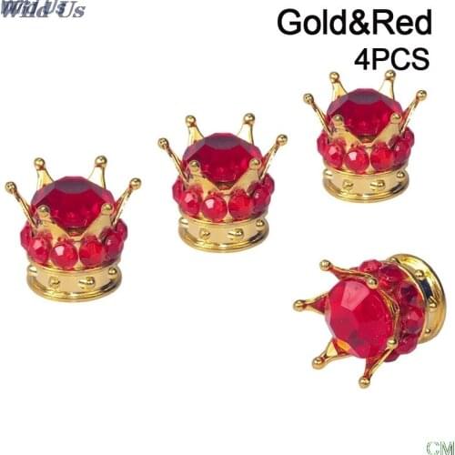 4Pcs Wheel Tire Valve Caps Cover Bling Diamond Tyre Stem Dust Valve Caps Cover
