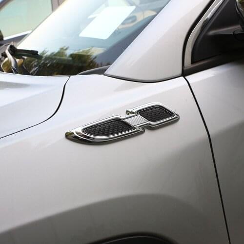 Carmilla Car Styling 3D Air Vent Flow Fender Engine Cover Stickers for Volkswagen Vw Golf 7 Mk7 Skoda Octavia A7 Seat Leon Ibiza