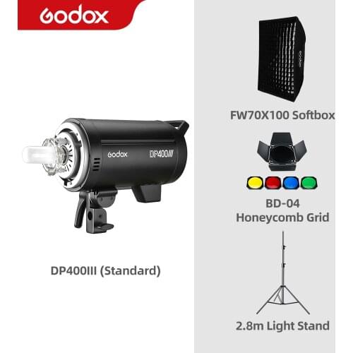 Godox DP400III 400W GN80 2.4G Built-in X System Studio Strobe Flash Light for Photography Lighting Flashligh
