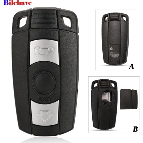 Bilchave 3 Buttons Remote Smart Car Key Shell For BMW 1 3 5 6 Series E90 E91 E92 E60 E70 E71 E72 E82 E87 E88 E89
