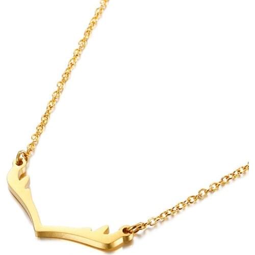 Korean style jewelry stainless steel clavicle chain temperament simple necklace