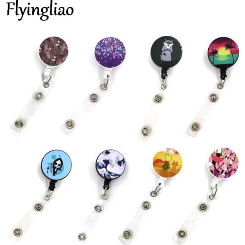 Cute Credit Card Cover Lanyard Bags Retractable Badge Reel Student Nurse Exhibition Enfermera Name Clips Card ID Card Holder