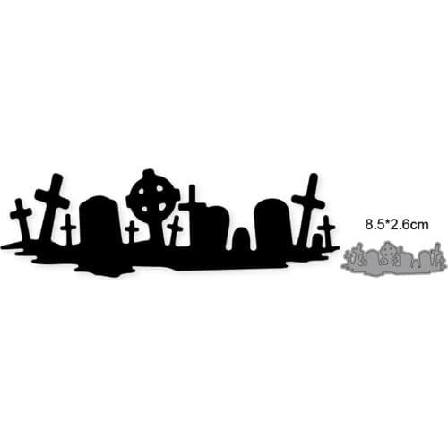 New Arrive Different Style Halloween Dies Cuts Metal Dies Festival Dress Up DIY Card Making Supplies Blade Punch Stencils