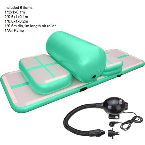 Inflatable Bouncer Air Track 3m 10/20cm Thickness Inflatable Gymnastics Air Track For Training/home/cheerleading/yoga/water+pump