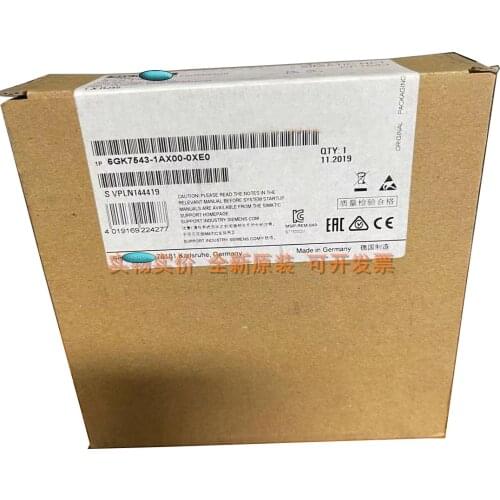New original packaging 1 year warranty 6GK7543-1AX00-0XE0 6GK75431AX000XE0 ｛No.24arehouse spot｝ Immediately sent
