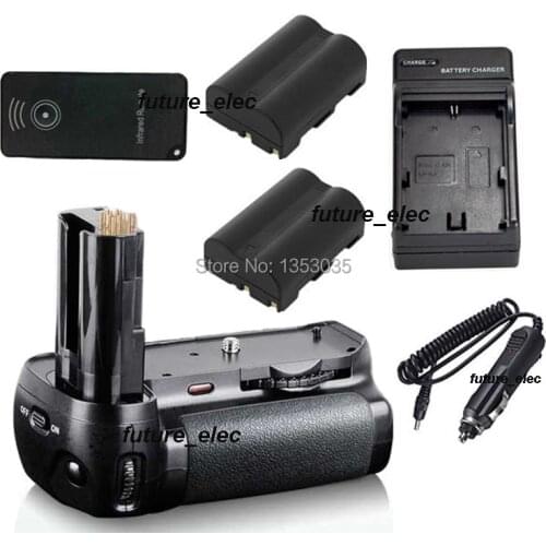 New Vertical Battery Hand Handle Grip Holder For Nikon D90 D80 Digital SLR camera as MB-D80 +IR Remote +2 x EN-EL3e+ Car Charger