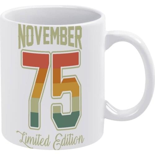 November Mug Cereal Mug Cheap Modern Porcelain Cups