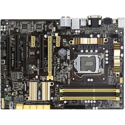 Original motherboard for ASUS Z87-A Z87 LGA 1150 DDR3 i3 i5 i7 DDR3 16GB SATA3 USB3.0 motherboard free shipping