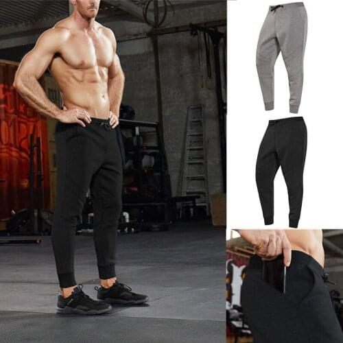 Autumn and Winter Mens Fitness Exercise Running Training Pants Baggy Feet Breathable Elastic Fashion Casual Jogging Pants