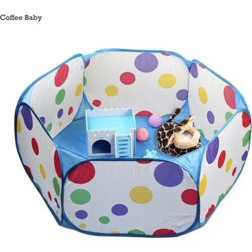 Portable Folding Pet Carrier Tent House Cage Cat Tent Game Fence Puppy Indoor Gerbils Ferrets House Hamster Rabbit Pet Supplies