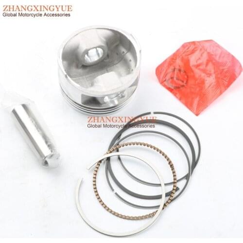 150cc 57.4mm Piston & piston rings for GY6 157QMJ 150cc Scooter ATV