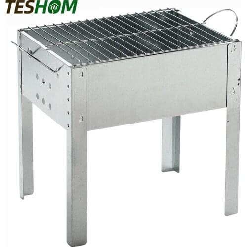 Portable Folding Barbecue BBQ Charcoal Grill Lightweight Foldable For Camping Picnic Outdoor Travel