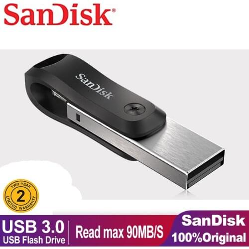 Sandisk Dual Drive128GB 64GB 256GB Portable USB Disk Encryptio Mini ixpand USB C 3.0 USB Lightning Flash Drive For iphone ipad