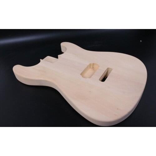 Diy Unfinished Electric Guitar Body Bass wood Handmade Guitar Parts Accessories