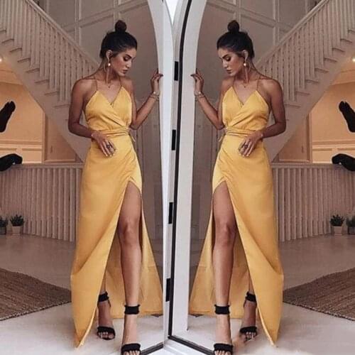 Alter Neckline Beading Sash Sheath Cutout Side Ruched Slit Prom Dress with Train Evening Dress Customized Made