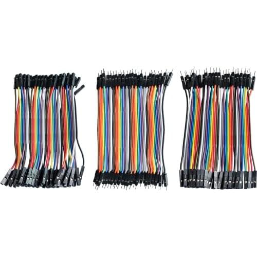 Dupont line 120pcs 10cm 20cm 30cm male to male + male to female and female to female jumper wire Dupont cable