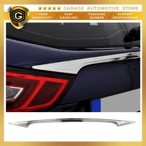 For Nissan Qashqai Stainless Steel Chrome Rear Trunk Lid Cover 2014 Above