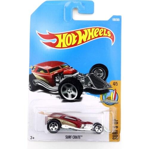 2017-100 Hot Wheels SURF CRATE Mini Alloy Coupe 1/64 Metal Diecast Model Car Kids Toys Gift