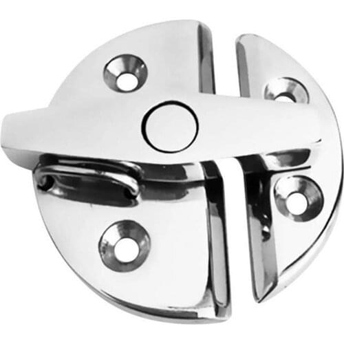 Marine Grade Stainless Steel Boat Door Cabinet Hatch Round Turn Button Twist Catch Latch Marines Hardware Accessories Hardware