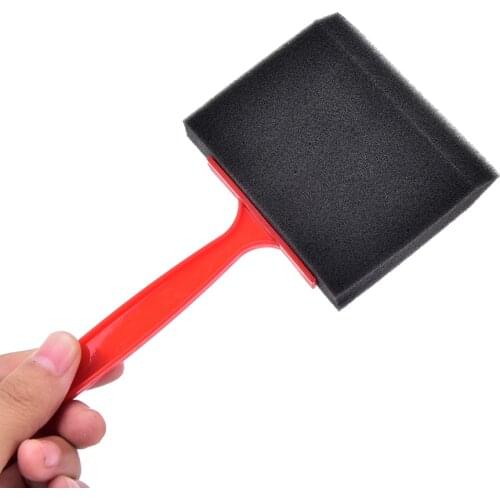 New 4PCs Foam Paint Brush Sponge Oil Stain Polyurethane Craft Art Craft Paint Brush Set Child Painting Sponge Foam Brushes