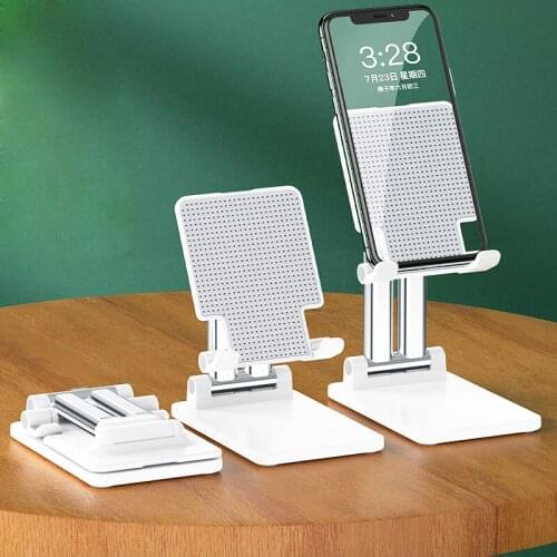 Tablet Desk Mobile Phone Holder Stand Foldable Extend Desktop Tablet Holder Adjustable For iPhone iPad Mini Xiaomi Table Mount