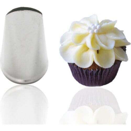 Cupcake Creative Rose Flower Grass Icing Nozzle Piping Tips Sugarcraft Cream Cake Russian Tulip Decorating Tool Cake Decorator