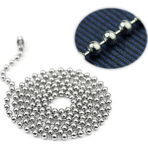 New Arrival Wholesale Stainless Steel Ball Chain Necklace For Pendant or Dog tags Chains jewelry making