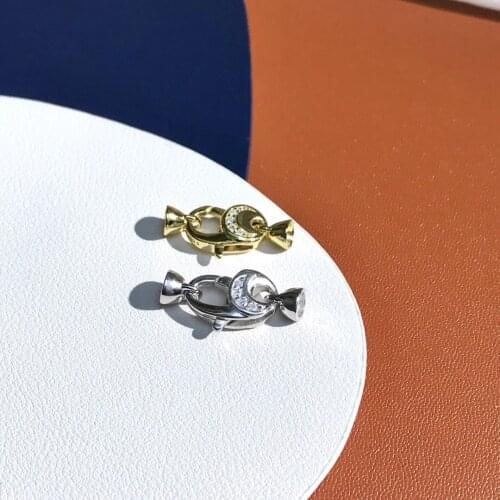 Wholesale Hot Cheap Nice Quality S925 Sterling Silver Pendant Necklace Bracelet Clasp 5pcs/lot