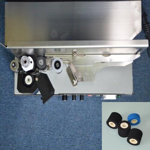 Hot sale solid ink roll printer on pharmacy and food industry with 2 pcs hot roll samples