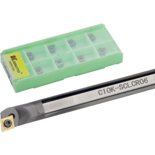 C04H-SCLCR03 C05H-SCLCR04 C06K-SCLCR06 Tungsten steel cutter bar Internal hole Turning Tool CCMT carbide blade lathe tool set