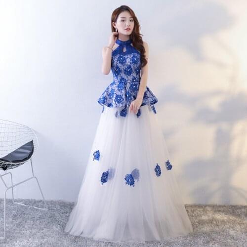 Qipao Long Cheongsams Traditional Chinese Wedding Dress Women White Satin Cheongsam Party Dresses Sexy Evening Gown Qi Pao