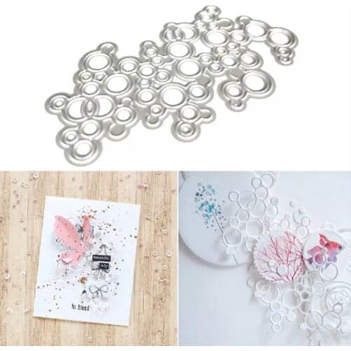 1pc Circle Geometric Metal Cutting Dies Stencil DIY Scrapbooking Album Stamp Paper Card Embossing Craft Decor Fashion