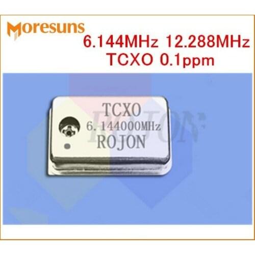 5pcs 6.144MHz 12.288MHz temperature-compensation crystal oscillator 2.4576MHz 6.144MHz 12.288MHz 24.576MHz 49.152MHz 0.1ppm tcxo