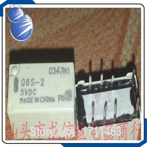 Free Shipping 20PCS Used G6S-2 5VDC TX2 YF0923