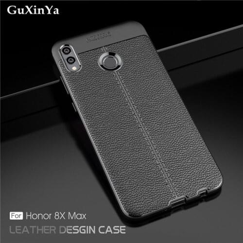 For Huawei Honor 8X Max Cases Honor 8X Max Cover Luxury Leather ShockProof TPU Protective Case For Huawei Enjoy Max Fundas