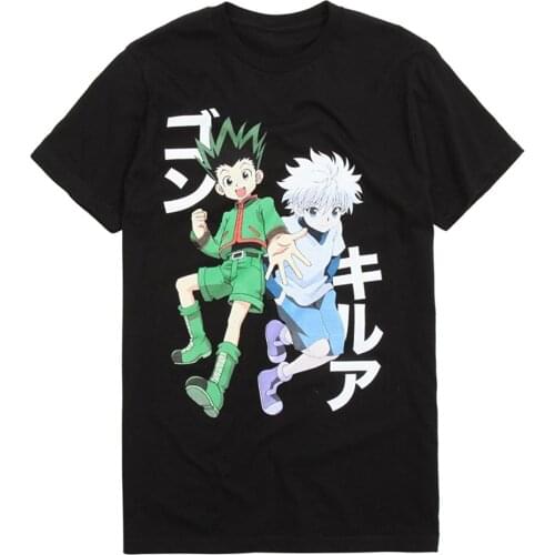 Men T Shirt Personalized for Hunter X Hunter Duo Size S-XXXL T-shirt Novelty Tshirt Casual Short Sleeve Top Tee Plus Size