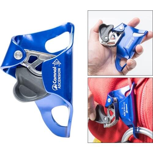 Rock Climbing Chest Ascender Clamp Gear Chest Ascender Climbing Rappelling Rigging Clamp for 10-13MM Rope Sport Accessories