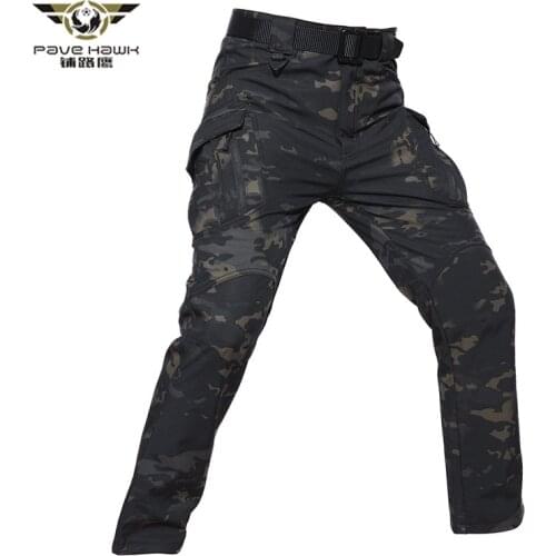 IX9 City Soft Shell Tactical Camouflage Winter Fleece Pants Men Waterproof Military Cargo Pants Winter Warm Army Trousers 5XL