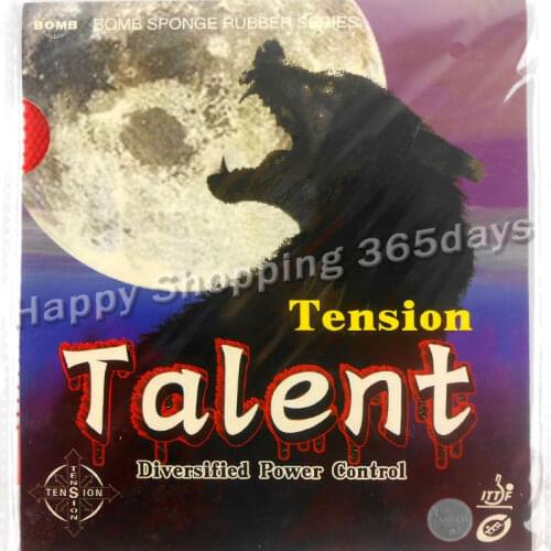 Bomb Talent Tension Standard long pips-out table tennis pingpong rubber with sponge Thickness