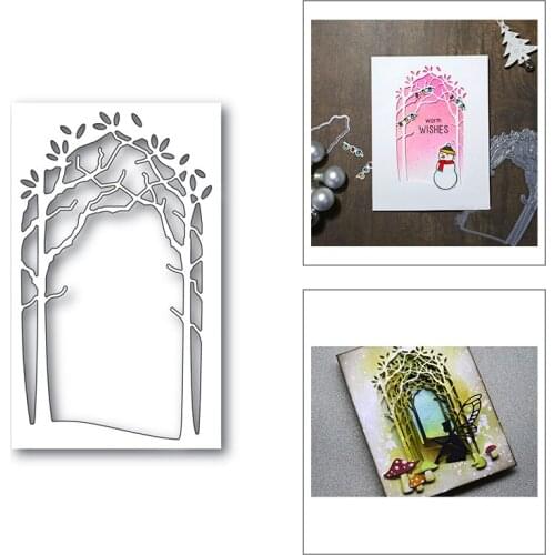 2020 New Christmas Branches Tree Layered Metal Cutting Dies For DIY Cut Paper Craft Making Background Card Scrapbooking No Stamp