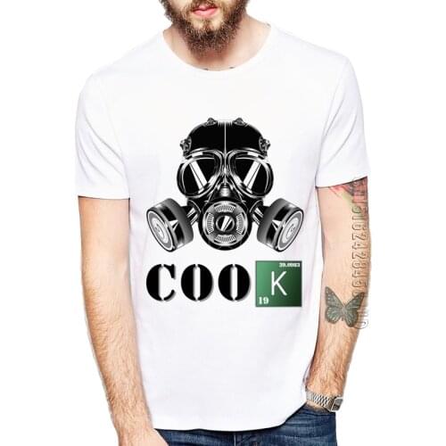 New Design Breaking Bad Cooking With Chemistry T-Shirt Fashion chemical element 100% Cotton Tee Shirts Tops