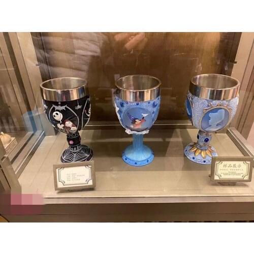 New style Shanghai Disney Halloween Jack Magician Mickey Sandy Goblet Hand-made Decoration Gift AG2637