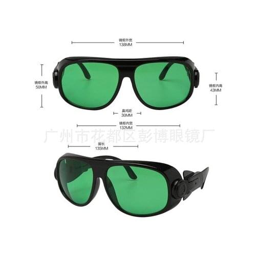 A new type of 1064nm laser diode glasses has a rotating protective lens leg