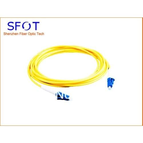 Fiber Optic Jumper cable, LC/PC-LC/PC, SM, 3.0mm, 3M, Simplex with LC Optical Connector, High Return Loss, 50pcs/lot