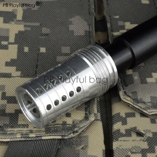 PB Playful baOutdoor sports cs toy 14mm counter tooth cherry flashlight muffler jinming10 gen9 water bullet gun accessories MD85