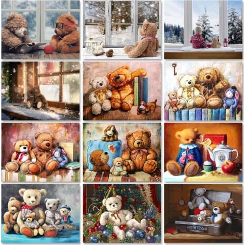 PhotoCustom Oil Paint By Numbers Kits Toy DIY Painting By Numbers For Adult On Canvas Frame 60x75cm Draw Painting Beer Home Dec