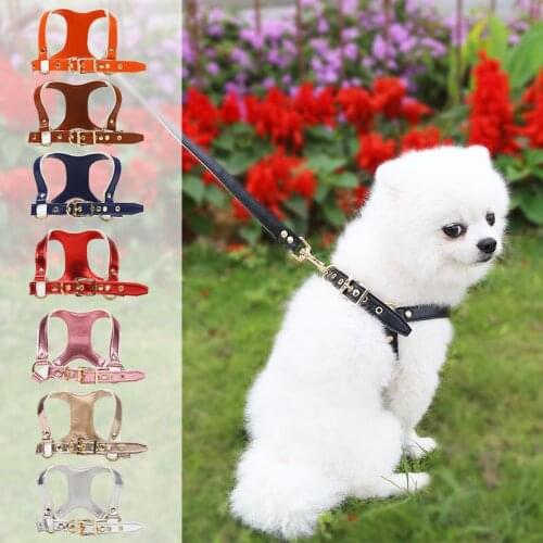 Dog Accessories PU Leash Dog Cat Chest Strap Pet Supplies Walking The Dog Small Medium and Large Dogs French Bulldog Teddy