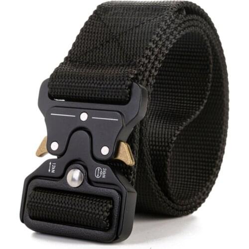 Tactical military Canvas Belt 125cm size Belt Male Outdoor mens Military Nylon Belts
